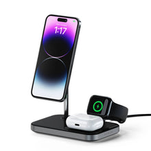 Load image into Gallery viewer, Satechi 3-in-1 Magnetic Wireless Charging Stand
