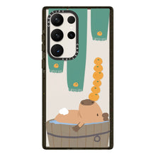Load image into Gallery viewer, CASETiFY Impact Case for S24 Ultra - Bathing Capybara Clear Black
