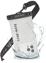 Load image into Gallery viewer, Case-Mate Waterproof Floating Phone Pouch - Sand Dollar Grey/Black
