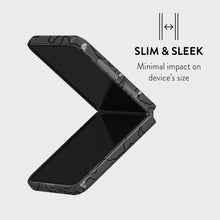 Load image into Gallery viewer, BURGA Samsung Galaxy Z Flip 5 Black Rock Snap Case
