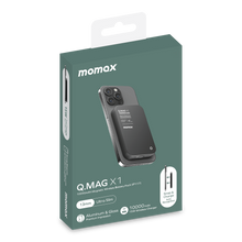 Load image into Gallery viewer, Momax [IP117] Q.MAG X1 15W Magnetic Wireless Powerbank 10,000mAh
