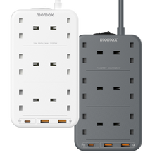 Load image into Gallery viewer, Momax US12 ONEPLUG 6-Outlet Power Strip with USB
