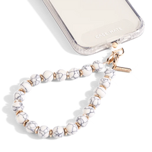 Load image into Gallery viewer, Case-Mate Phone Charm - Beaded White Marble
