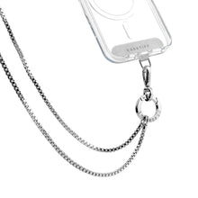 Load image into Gallery viewer, CASETiFY Cross Body Metal Heart Chain Phone Strap
