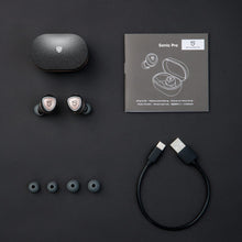 Load image into Gallery viewer, SoundPEATS Sonic Pro True Wireless Earbuds With Immersive Bass, Aptx Adaptive, Wireless Charging &amp; 35 Hrs Music
