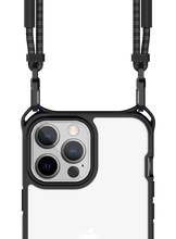 Load image into Gallery viewer, ITSKINS Hybrid Sling for iPhone 13 Pro Max - Black and Transparent
