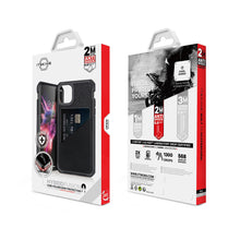 Load image into Gallery viewer, ITSKINS Hybrid Fusion Black &amp; Grey iPhone 11 Pro Case
