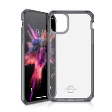 Load image into Gallery viewer, ITSKINS Hybrid Frost (MKII) Black &amp; Transparent iPhone 11 Pro Max Case
