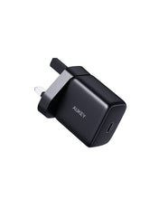 Load image into Gallery viewer, AUKEY PA-R1A Minima PD 25W / PA-R1P Swift 30W Nano Wall Charger with PPS Samsung Super Fast Charging 2.0 S23 Ultra iP 15

