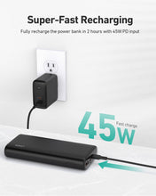 Load image into Gallery viewer, Aukey PB-Y37 20000mAh 65W PD Powerbank, Fast Charge Portable charger for iPhone 13 12 11 Android MacBook Nintendo Switch
