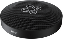 Load image into Gallery viewer, Aukey SP-A8 Stream CyberTalk Bluetooth Conference Speakerphone 8H Playtime, HD Audio. Dual Mic. Bluetooth/USB Cable
