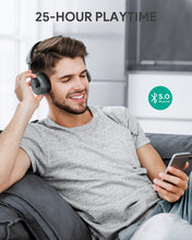 Load image into Gallery viewer, AUKEY EP-B52 Wireless Over-Ear Headphones with Microphones, Bluetooth 5, 25H Playtime, 40mm Dynamic Speaker Drivers
