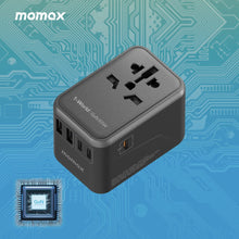 Load image into Gallery viewer, Momax UA8 1-World 65W GaN 5 Ports + AC Travel Adaptor
