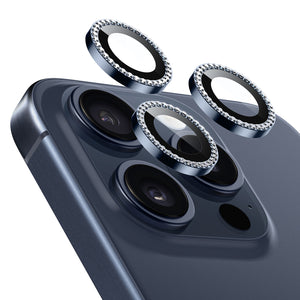 ESR iPhone 15 Pro/15 Pro Max Armorite Ultra-Tough Camera Lens Protectors (Set of 3)