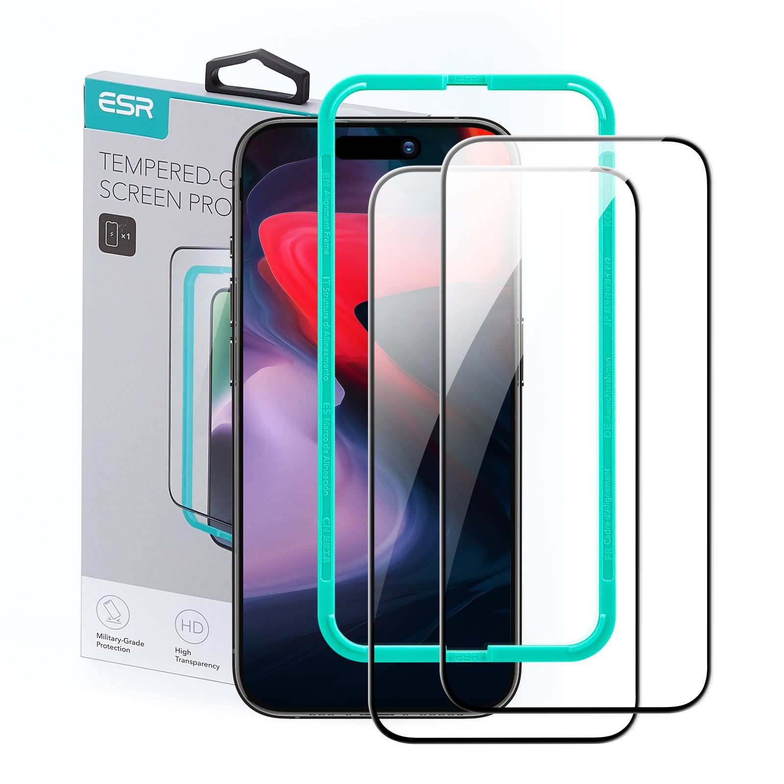 ESR iPhone 15 / 15 Plus / 15 Pro / 15 Pro Max Tempered Glass Screen Pr –  Mobilestop