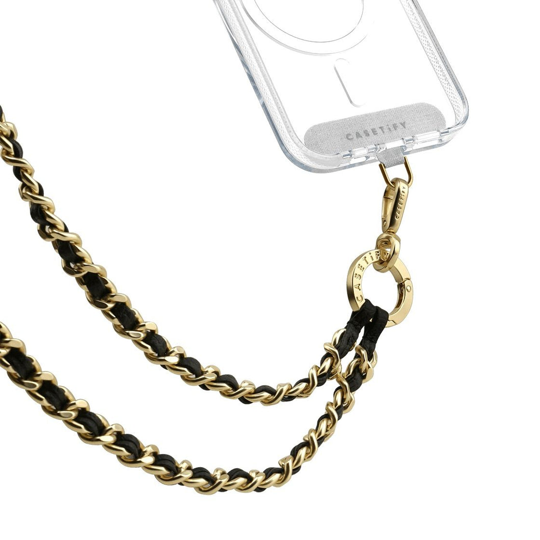 CASETiFY Cross Body Leather Chain Phone Strap