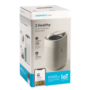 Momax [FAMILY COMBO] 1 x AP8S Robust IoT UV-C Air Purifier + 2 x AP1S 2 Healthy IoT 2 in 1 Purifying & Dehumidifier