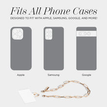 Case-Mate Phone Charm - Linked Chain Silver Pearl