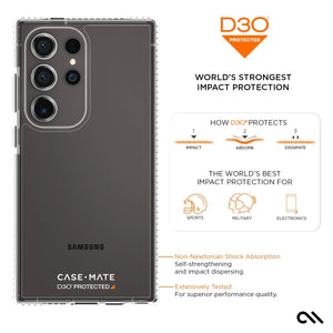 Case-Mate Samsung Galaxy S24 Series Tough Plus D3O Clear Case