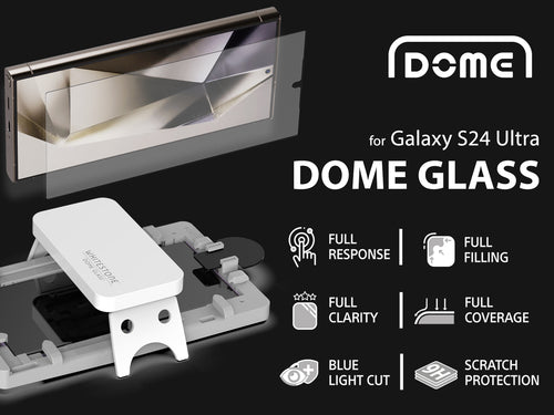 *Pre-Order*Whitestone Dome Glass Samsung Galaxy S24 Ultra Tempered Glass Screen Protector - Liquid Dispersion Tech