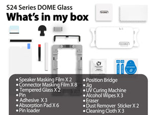 *Pre-Order*Whitestone Dome Glass Samsung Galaxy S24 Ultra Tempered Glass Screen Protector - Liquid Dispersion Tech