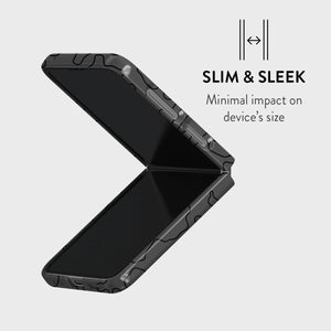 BURGA Samsung Galaxy Z Flip 5 Black Rock Snap Case