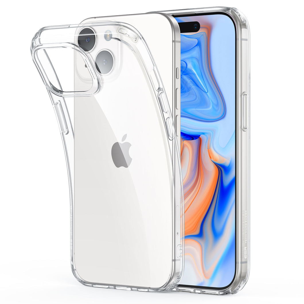 ESR Zero Clear Case for iPhone 15 - Clear