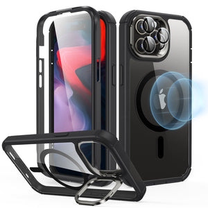 ESR iPhone 15 Pro / 15 Pro Max Armor Tough Case with Stash Stand(HaloLock)