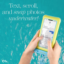 Load image into Gallery viewer, Case-Mate Waterproof Floating Phone Pouch - Citrus Splash Lime/Blue
