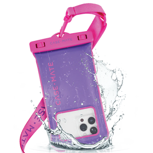 Case-Mate Waterproof Floating Phone Pouch - Purple Paradise Purple/Fuchsia
