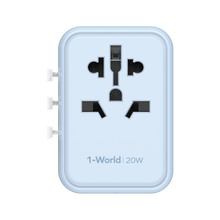 Momax UA11 1-World 20W 3-Port + AC Travel Adapter