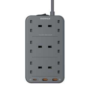 Momax US12 ONEPLUG 6-Outlet Power Strip with USB