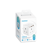 Momax US8 ONEPLUG 3-Outlet Cube Extension Socket with USB