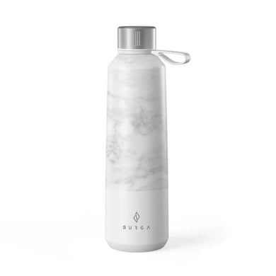 BURGA Water Bottle 500ml Marble - White Cloud