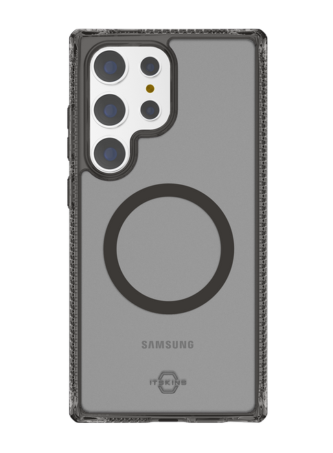 ITSKINS Samsung Galaxy S24 Ultra Hybrid R Vapor (MagSafe Compatible) - Smoke