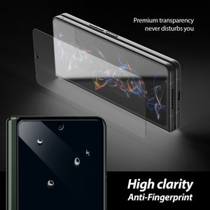 Whitestone Dome Glass Samsung Galaxy Z Fold 4 Full Tempered Glass Shield with Liquid Dispersion Tech - 2 PACK