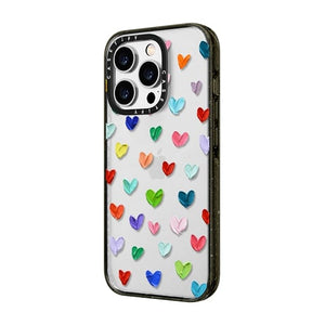 Casetify "Polka Daub Hearts" Impact Case for iPhone 14 Plus / 14 Pro / 14 Pro Max