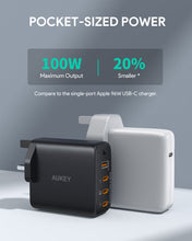 Aukey PA-B7S 4 Port 100W PD Super Fast Charging Wall Charger