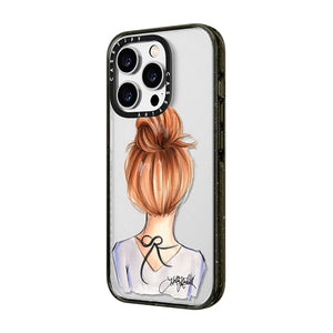 Casetify "Messy Bun Girl" Impact Case for iPhone 14 Plus / 14 Pro / 14 Pro Max