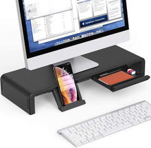 MONO Dsign Desktop Monitor Stand with Built in Storage and Phone Stand