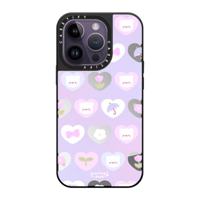 Casetify Magsafe Mirror Case for iPhone 14 Pro / Pro Max - I heart mochi by Sleepydaze