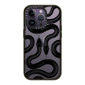 Casetify Impact Case for iPhone 14 Pro / Pro Max - Black Kingsnake