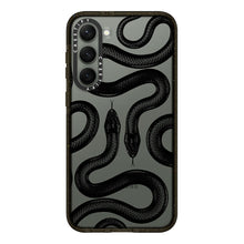 Load image into Gallery viewer, CASETIFY Black Kingsnake Impact Case for Samsung Galaxy S23 Plus/S23 Ultra
