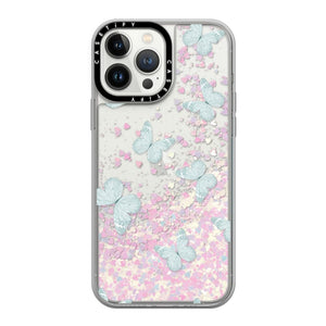 Casetify Liquid Glitter Case for iPhone 13 Pro - Butterflies