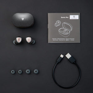 SoundPEATS Sonic Pro True Wireless Earbuds With Immersive Bass, Aptx Adaptive, Wireless Charging & 35 Hrs Music