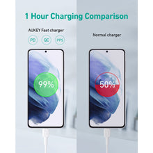 AUKEY PA-R1A Minima PD 25W / PA-R1P Swift 30W Nano Wall Charger with PPS Samsung Super Fast Charging 2.0 S23 Ultra iP 15
