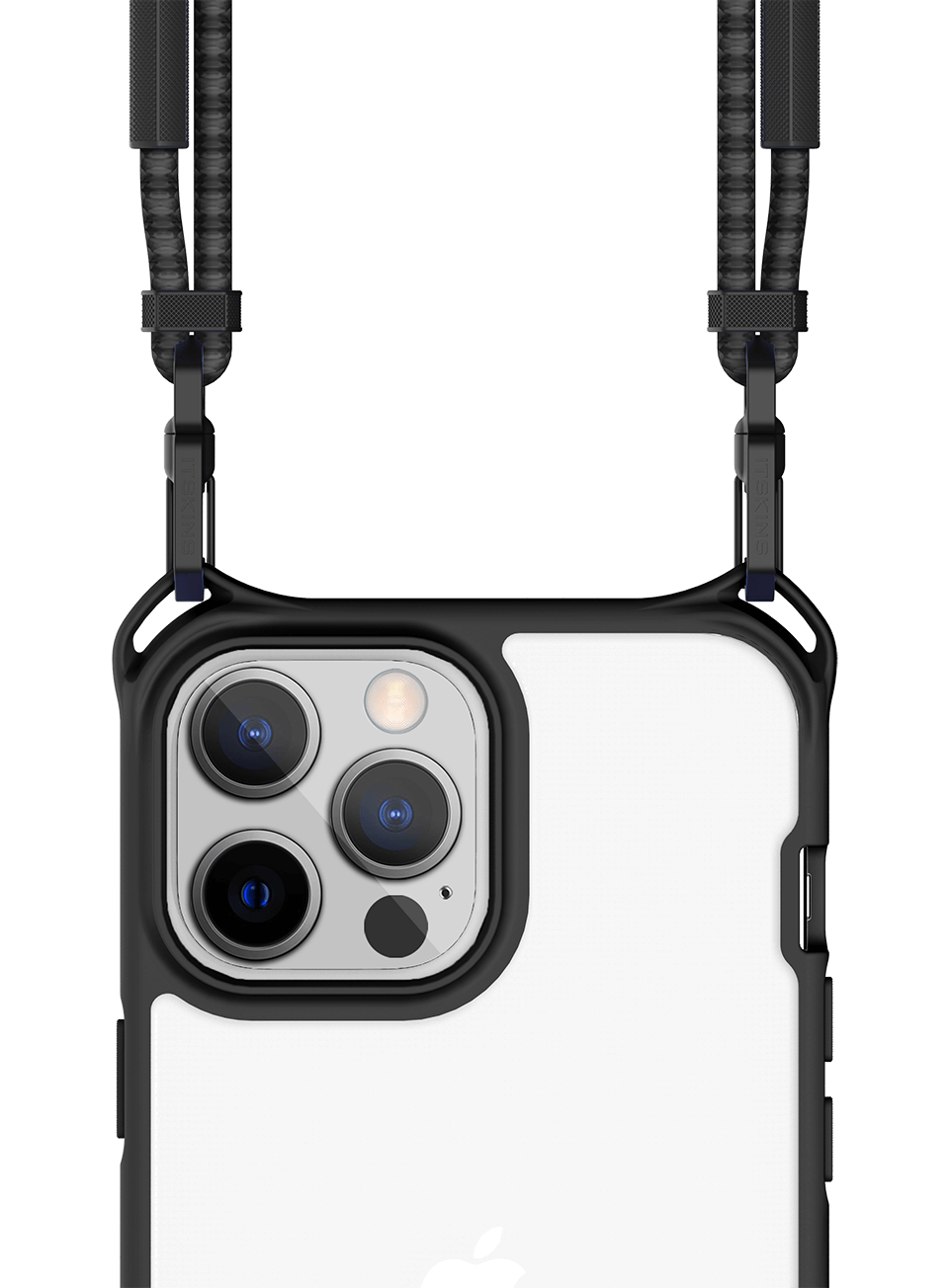 ITSKINS Hybrid Sling for iPhone 13 Pro Max - Black and Transparent