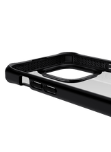 ITSKINS Hybrid R Solid for iPhone 14 / 14 Pro / 14 Plus - Black and Transparent