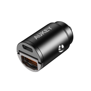 Aukey CC-A3 30W PD Dual Port Fast Car Charger
