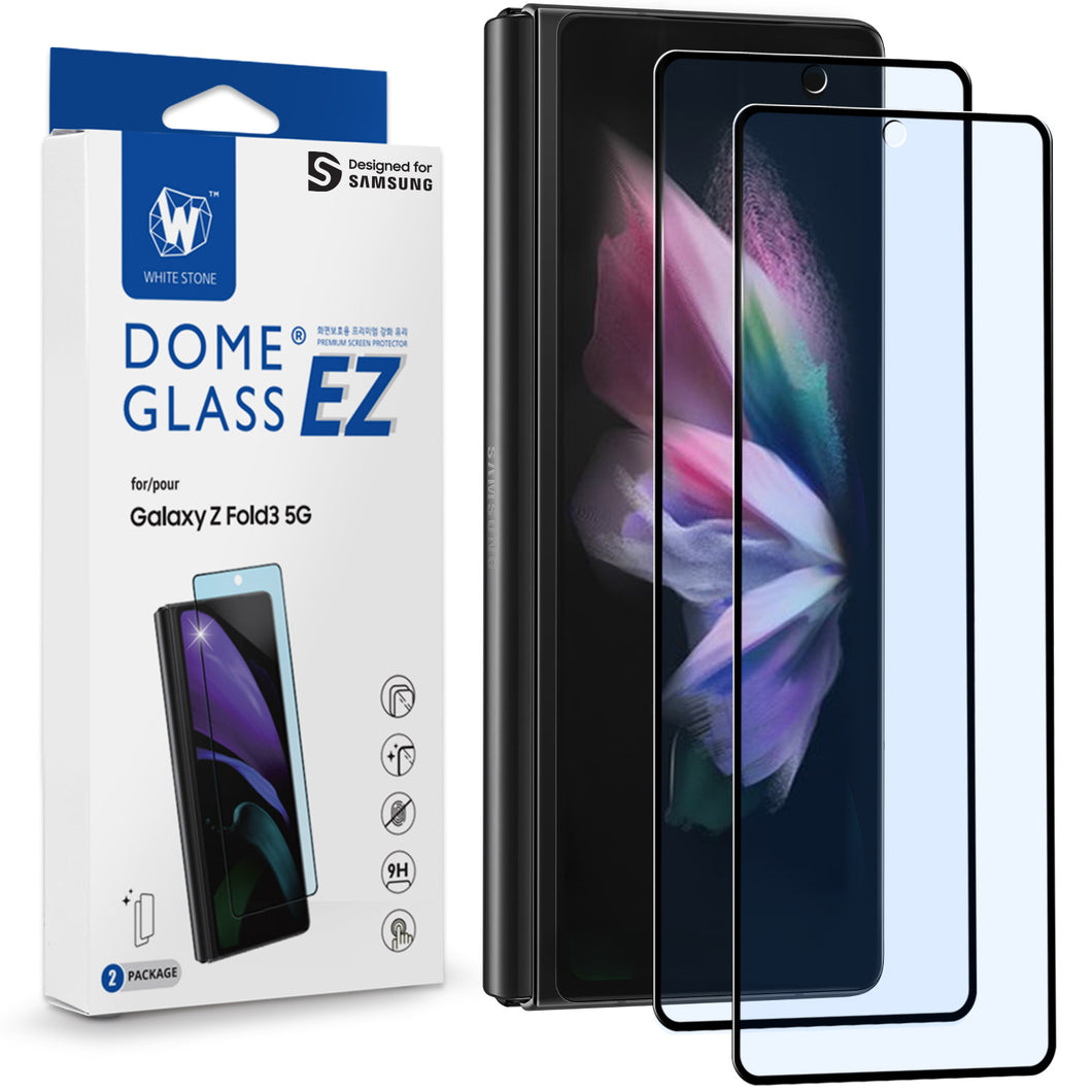 Whitestone Galaxy Z Fold 3 FRONT DISPLAY EZ Tempered Glass Screen Protector